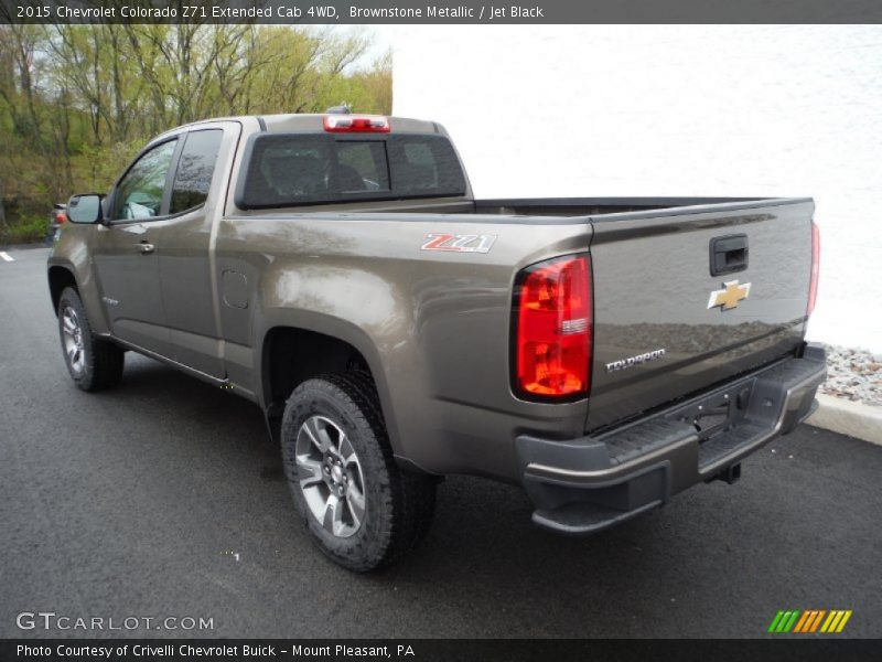 Brownstone Metallic / Jet Black 2015 Chevrolet Colorado Z71 Extended Cab 4WD