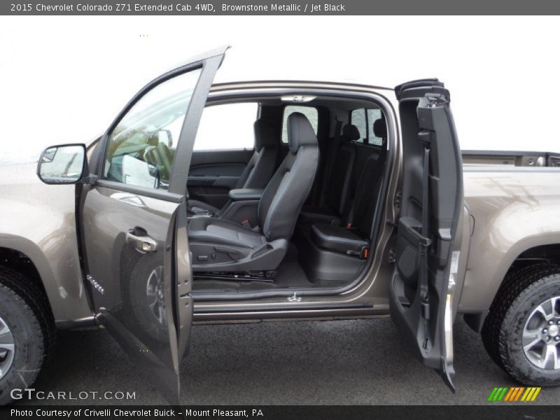 Brownstone Metallic / Jet Black 2015 Chevrolet Colorado Z71 Extended Cab 4WD