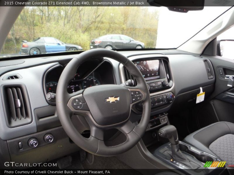 Brownstone Metallic / Jet Black 2015 Chevrolet Colorado Z71 Extended Cab 4WD
