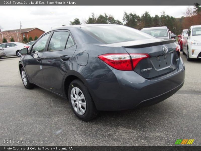 Slate Metallic / Ivory 2015 Toyota Corolla LE Eco