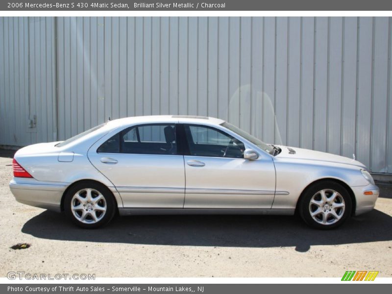Brilliant Silver Metallic / Charcoal 2006 Mercedes-Benz S 430 4Matic Sedan