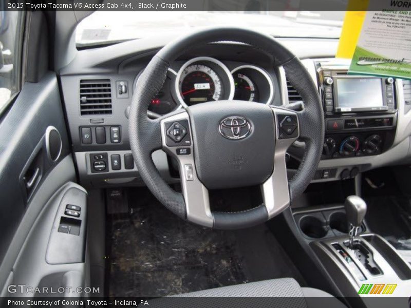 Black / Graphite 2015 Toyota Tacoma V6 Access Cab 4x4