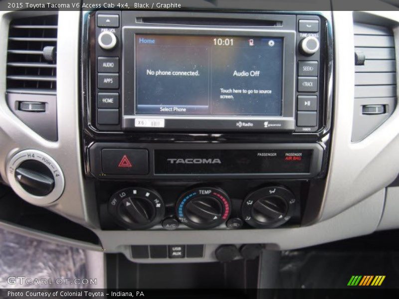 Black / Graphite 2015 Toyota Tacoma V6 Access Cab 4x4