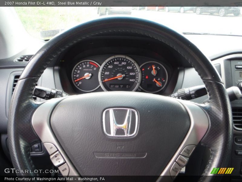 Steel Blue Metallic / Gray 2007 Honda Pilot EX-L 4WD