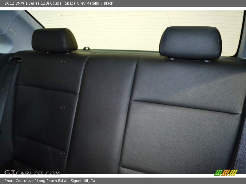 Space Grey Metallic / Black 2012 BMW 1 Series 128i Coupe
