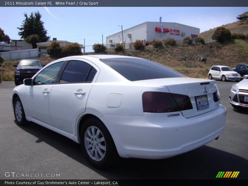 White Pearl / Gray Sport 2011 Mitsubishi Galant FE