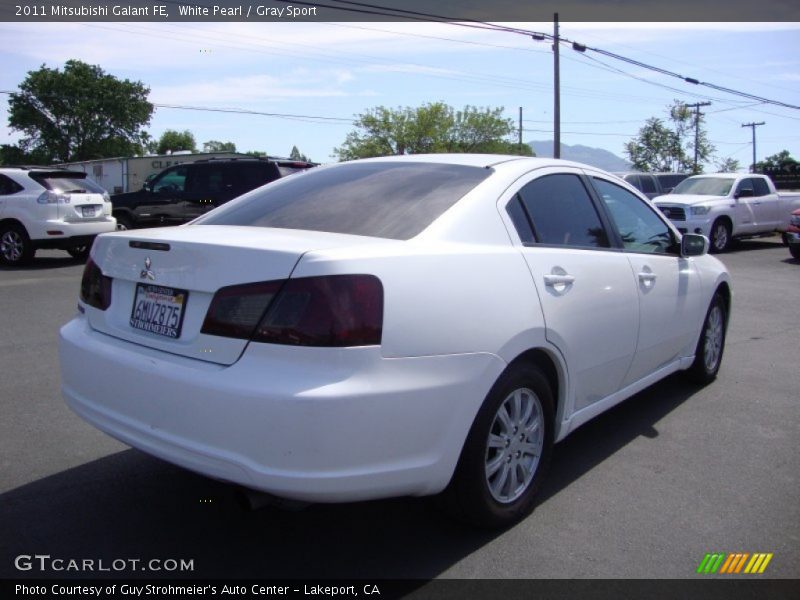 White Pearl / Gray Sport 2011 Mitsubishi Galant FE