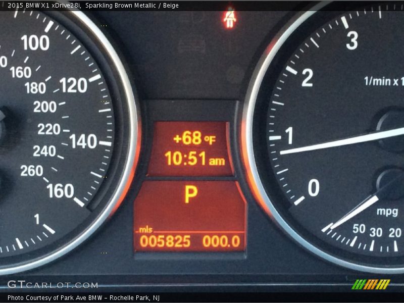Sparkling Brown Metallic / Beige 2015 BMW X1 xDrive28i