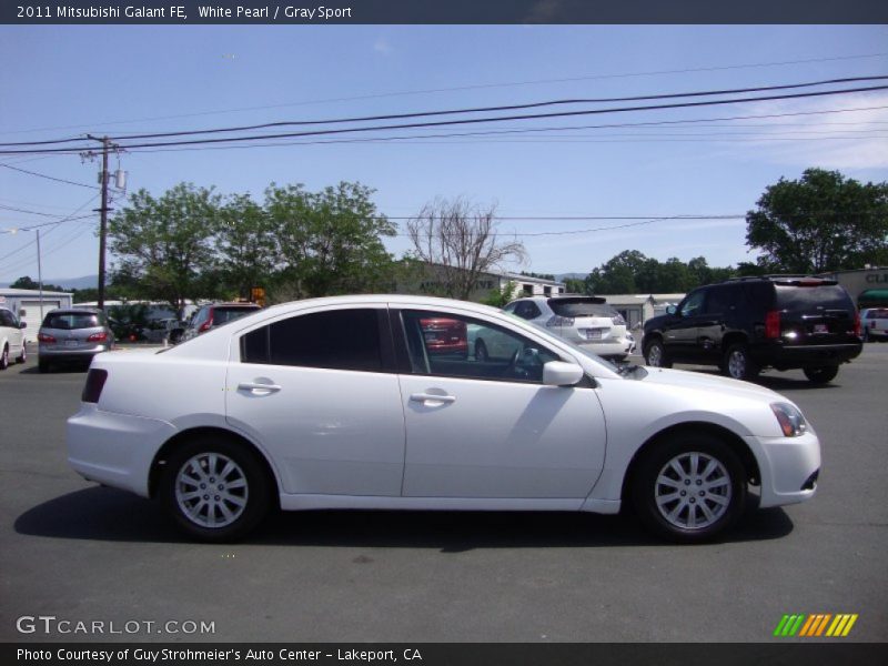 White Pearl / Gray Sport 2011 Mitsubishi Galant FE