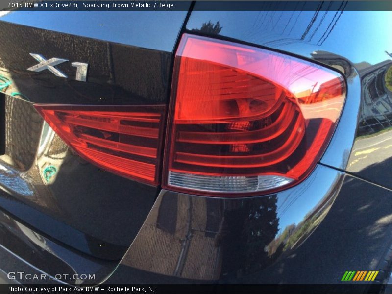 Sparkling Brown Metallic / Beige 2015 BMW X1 xDrive28i