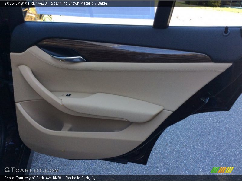 Sparkling Brown Metallic / Beige 2015 BMW X1 xDrive28i
