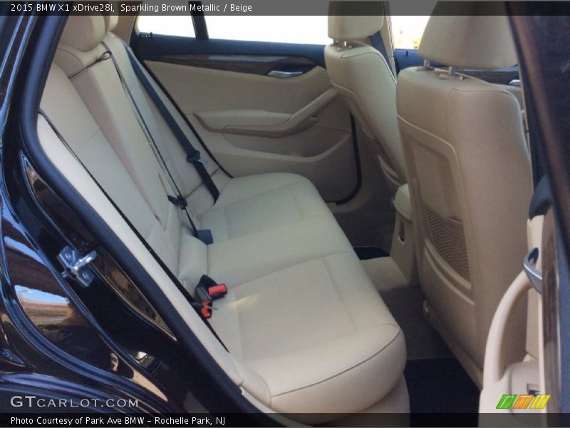Sparkling Brown Metallic / Beige 2015 BMW X1 xDrive28i