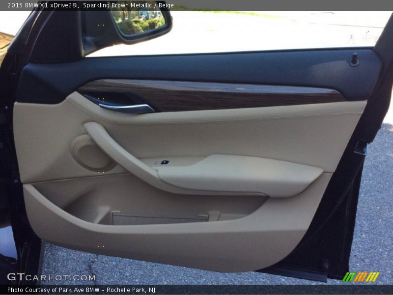 Sparkling Brown Metallic / Beige 2015 BMW X1 xDrive28i