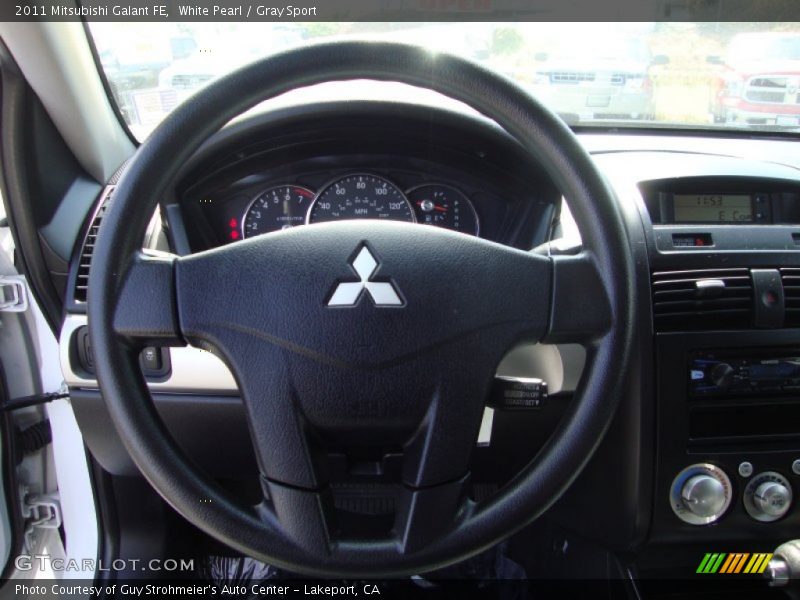 White Pearl / Gray Sport 2011 Mitsubishi Galant FE