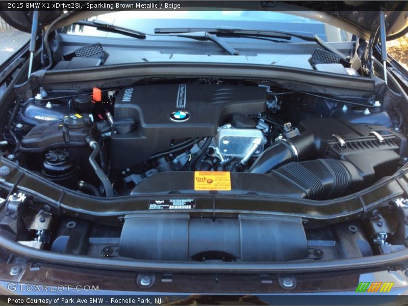 Sparkling Brown Metallic / Beige 2015 BMW X1 xDrive28i