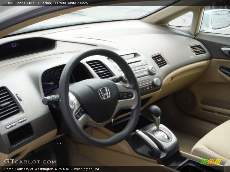 Taffeta White / Ivory 2006 Honda Civic EX Sedan