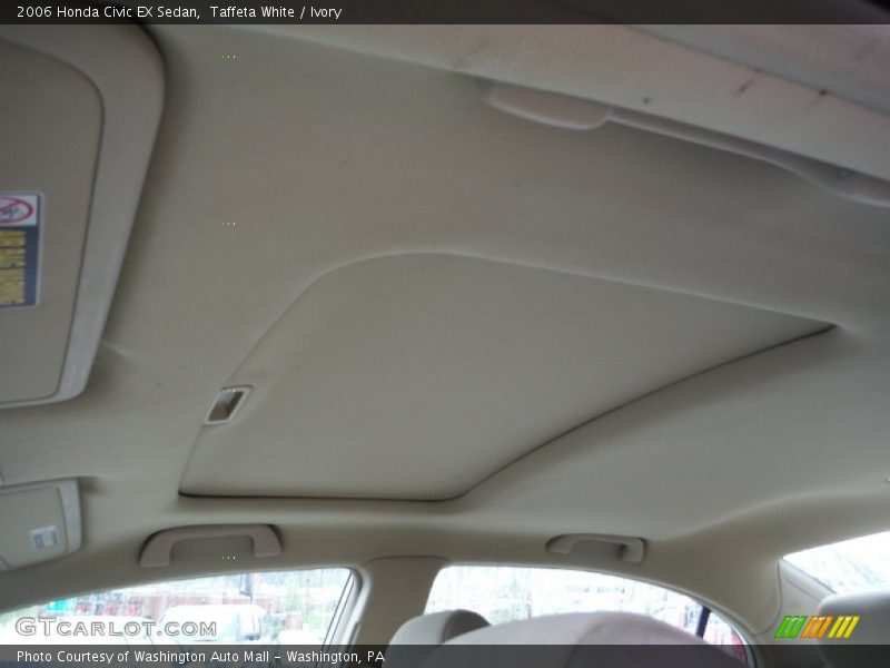 Taffeta White / Ivory 2006 Honda Civic EX Sedan