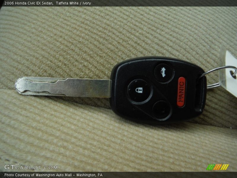 Taffeta White / Ivory 2006 Honda Civic EX Sedan