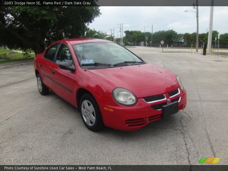 Front 3/4 View of 2003 Neon SE