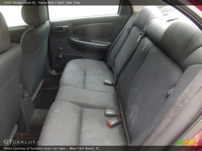 Flame Red / Dark Slate Gray 2003 Dodge Neon SE