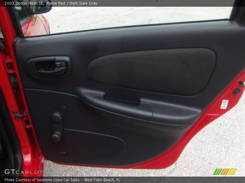 Flame Red / Dark Slate Gray 2003 Dodge Neon SE