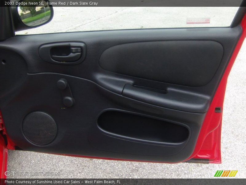 Flame Red / Dark Slate Gray 2003 Dodge Neon SE