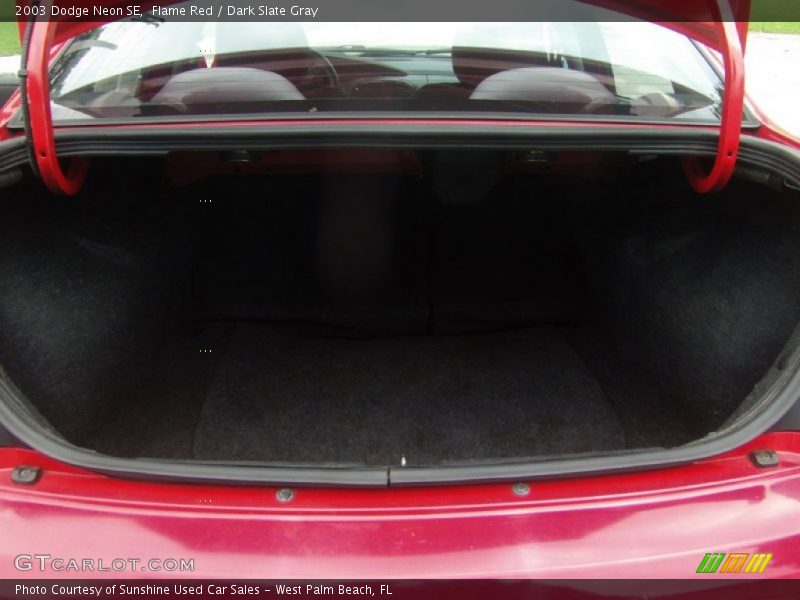 Flame Red / Dark Slate Gray 2003 Dodge Neon SE