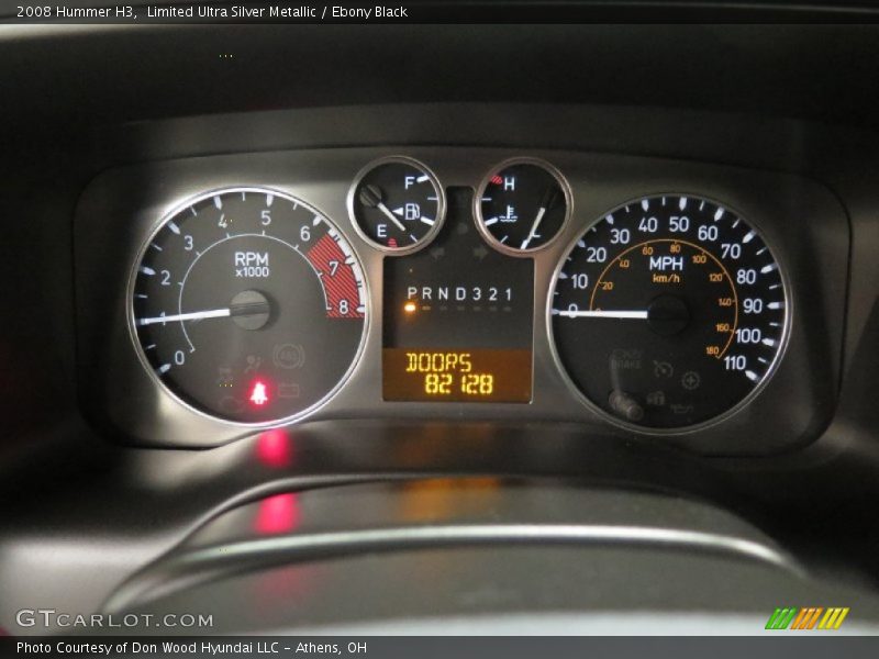 Limited Ultra Silver Metallic / Ebony Black 2008 Hummer H3