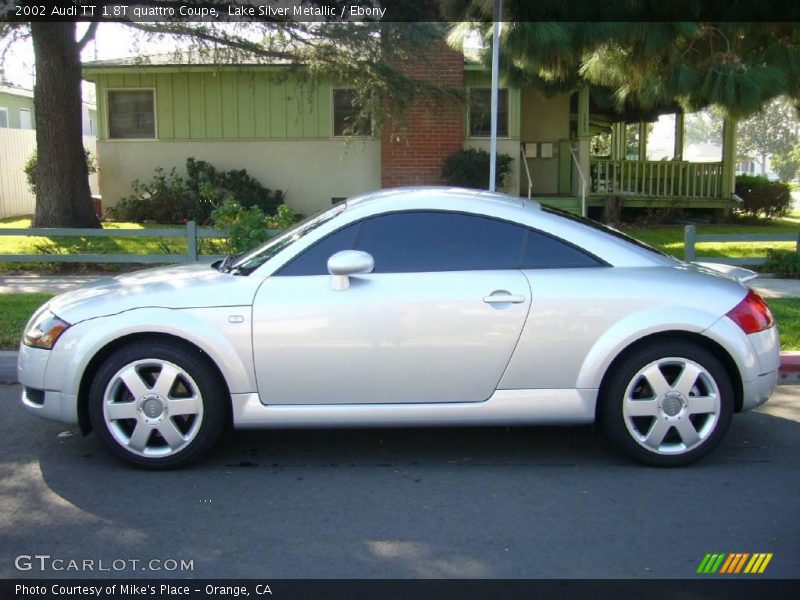 Lake Silver Metallic / Ebony 2002 Audi TT 1.8T quattro Coupe