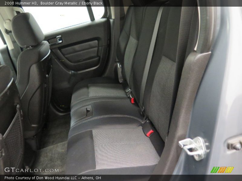 Boulder Gray Metallic / Ebony Black 2008 Hummer H3