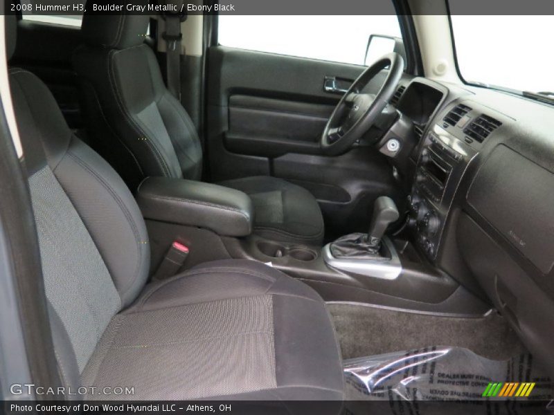 Boulder Gray Metallic / Ebony Black 2008 Hummer H3