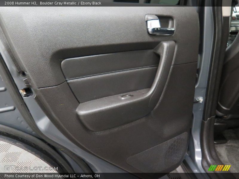 Boulder Gray Metallic / Ebony Black 2008 Hummer H3
