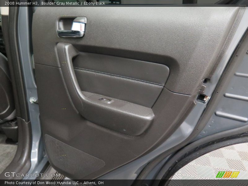 Boulder Gray Metallic / Ebony Black 2008 Hummer H3