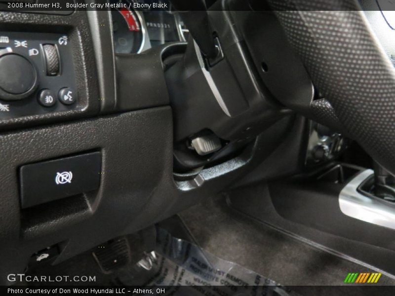 Boulder Gray Metallic / Ebony Black 2008 Hummer H3
