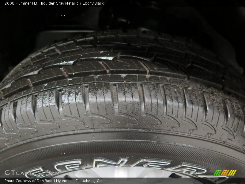 Boulder Gray Metallic / Ebony Black 2008 Hummer H3