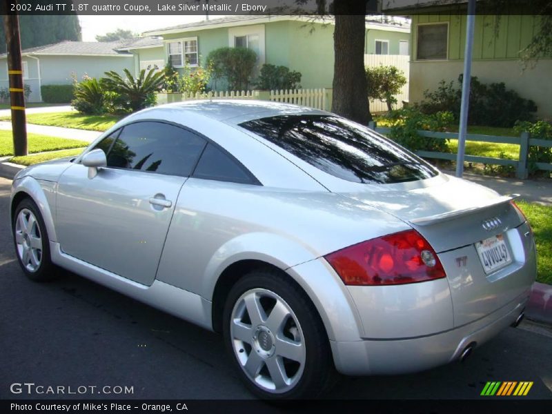 Lake Silver Metallic / Ebony 2002 Audi TT 1.8T quattro Coupe