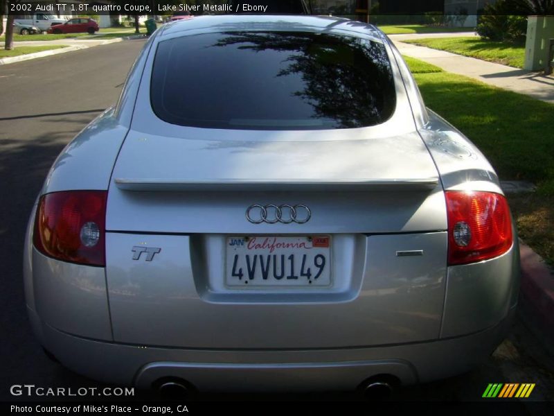 Lake Silver Metallic / Ebony 2002 Audi TT 1.8T quattro Coupe