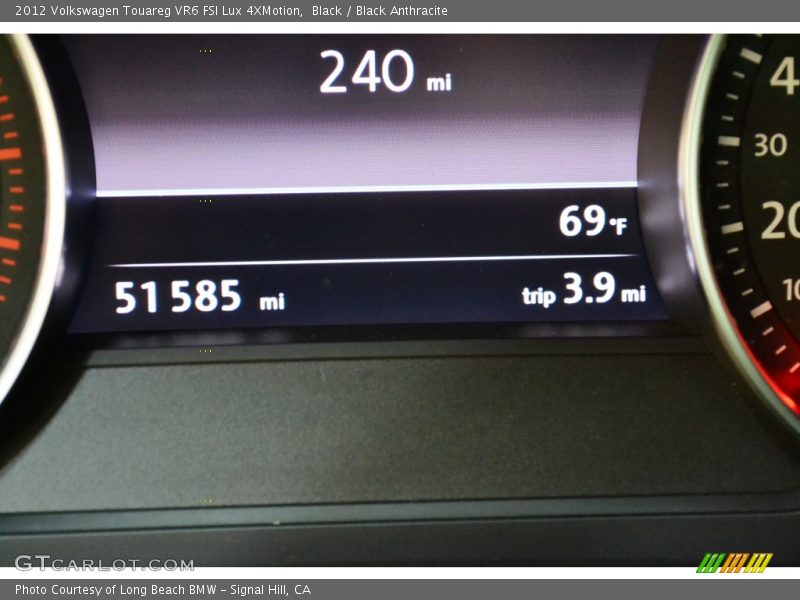 Black / Black Anthracite 2012 Volkswagen Touareg VR6 FSI Lux 4XMotion