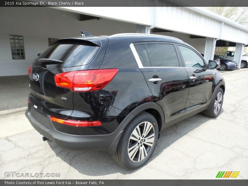 Black Cherry / Black 2015 Kia Sportage EX