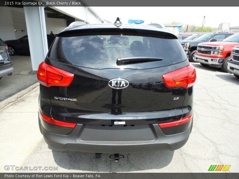 Black Cherry / Black 2015 Kia Sportage EX
