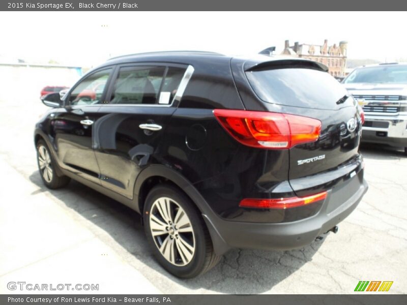 Black Cherry / Black 2015 Kia Sportage EX