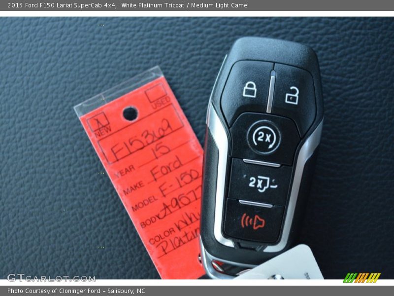 Keys of 2015 F150 Lariat SuperCab 4x4