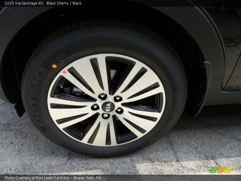 Black Cherry / Black 2015 Kia Sportage EX