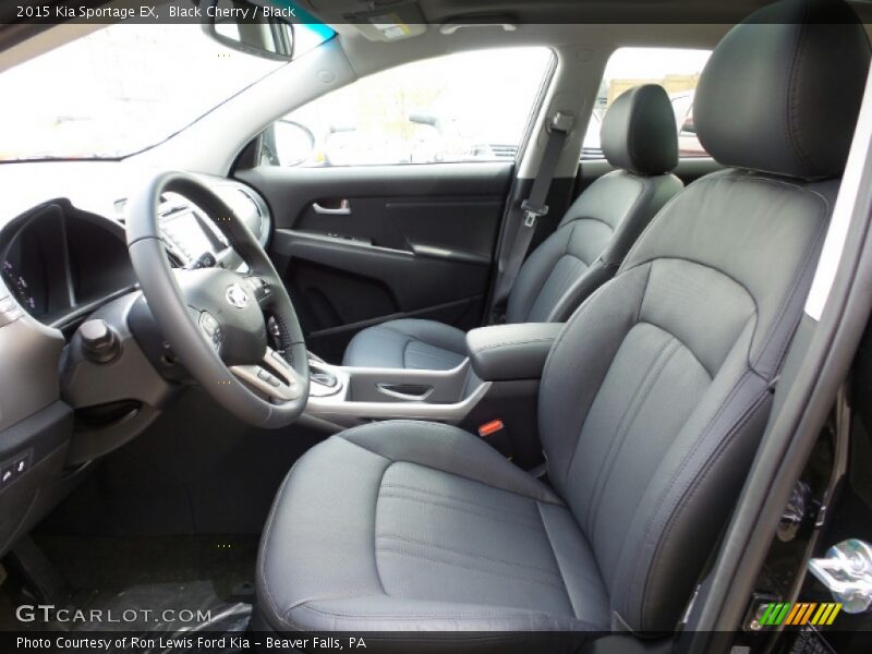 Black Cherry / Black 2015 Kia Sportage EX