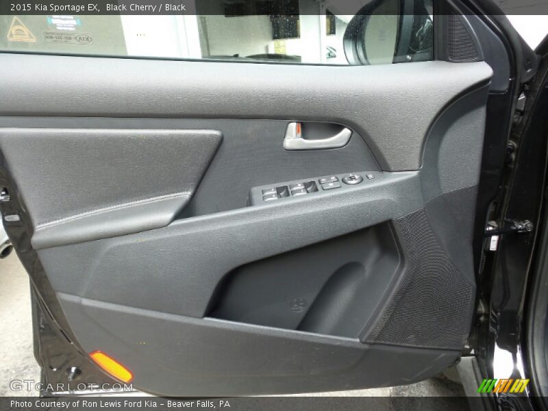 Black Cherry / Black 2015 Kia Sportage EX