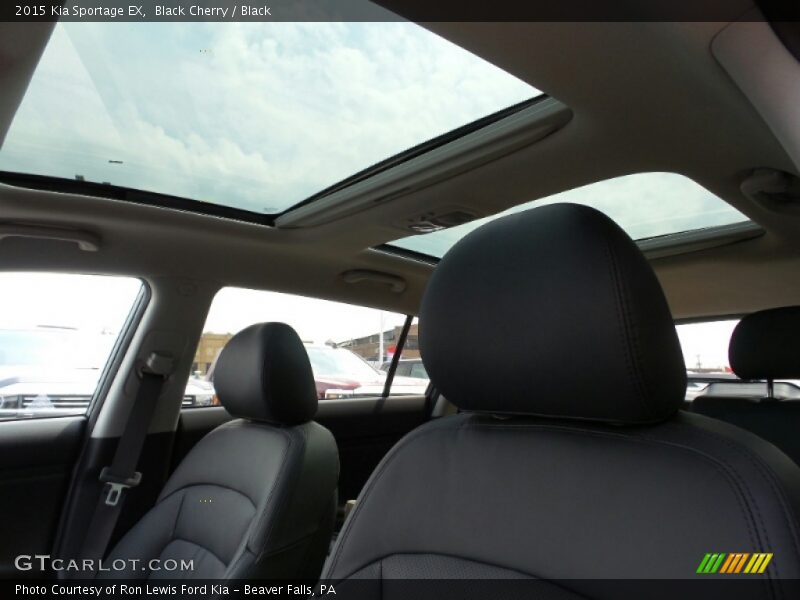 Black Cherry / Black 2015 Kia Sportage EX