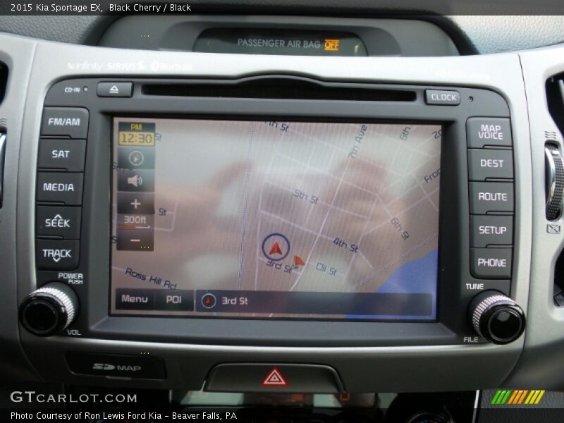 Black Cherry / Black 2015 Kia Sportage EX