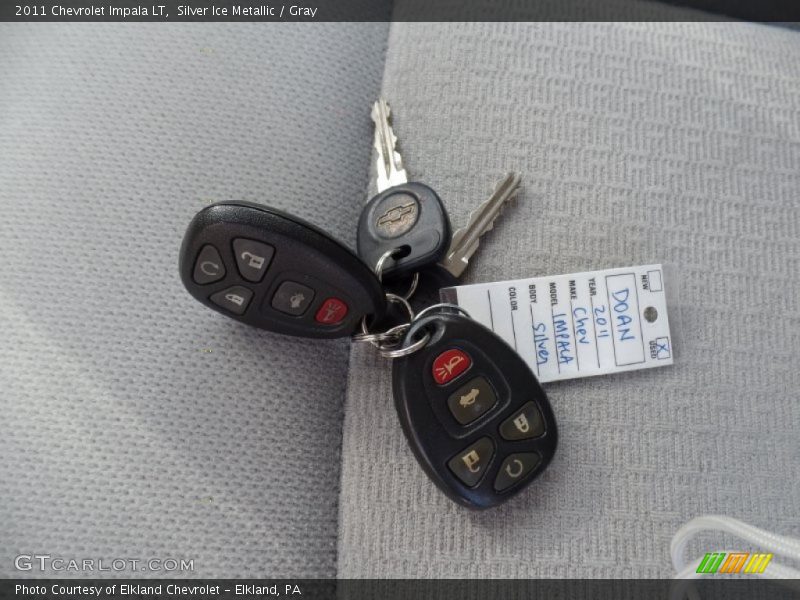 Silver Ice Metallic / Gray 2011 Chevrolet Impala LT