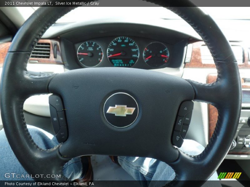 Silver Ice Metallic / Gray 2011 Chevrolet Impala LT