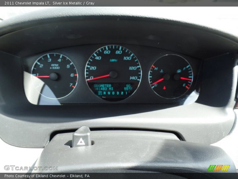 Silver Ice Metallic / Gray 2011 Chevrolet Impala LT